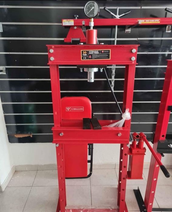 Prensa Hidráulica de Oficina de 20T bomba dupla  Nova