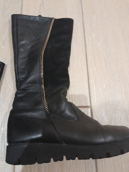 Жіночі шкіряні чоботи 40р