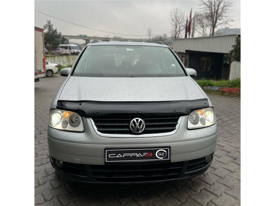 Volkswagen Touran 2003-2010 рр. Дефлектор капота EuroCap (2003-2006)