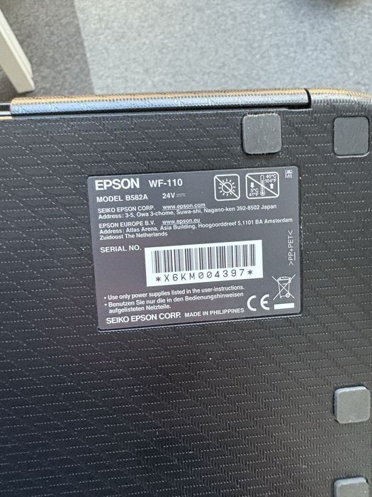 Epson wf-110 drukarka akumulator mobilna wifi