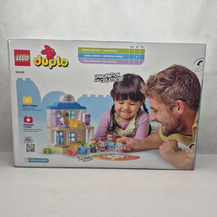 Klocki Lego Duplo 10449 Pierwszy raz: Wizyta u lekarza; Jasło Igielna