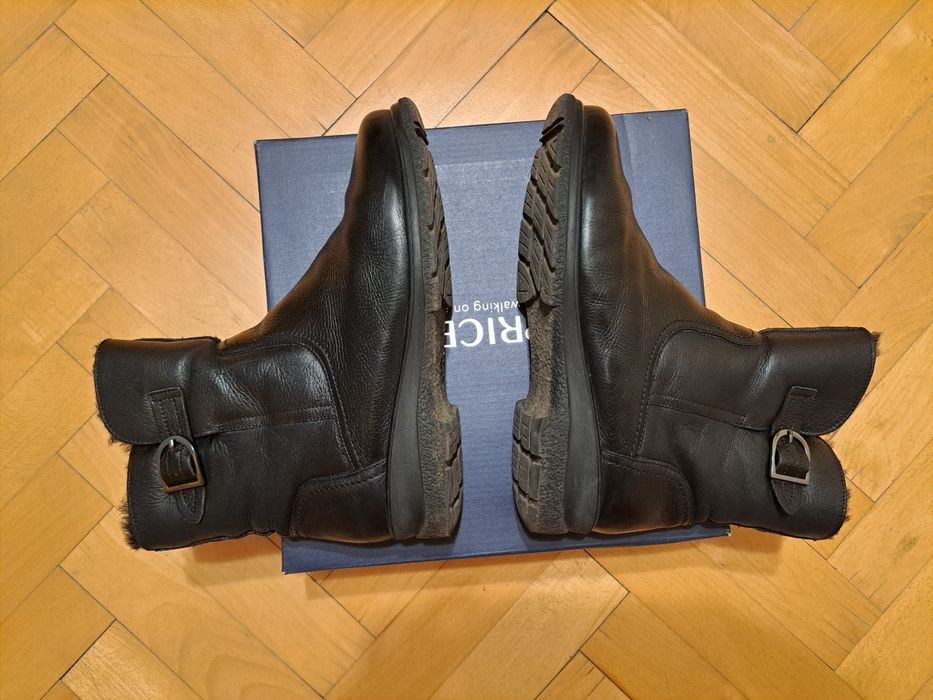 Ocieplane botki z prawdziwej skóry CAPRICE 40