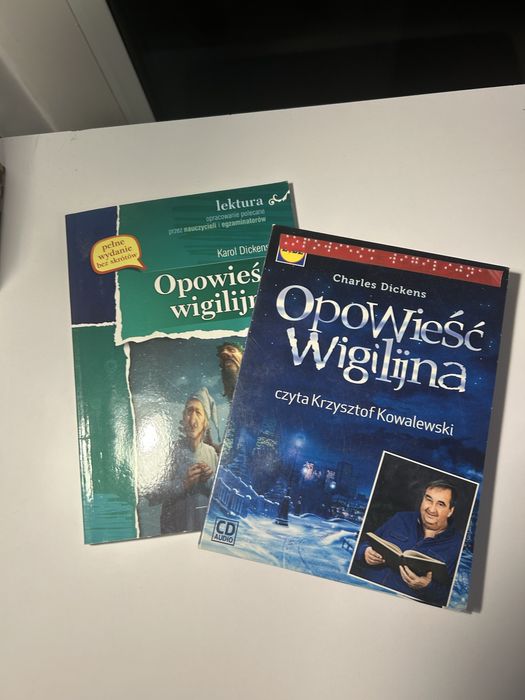 Opowieść wigilijna Karol Dickens  ksiażka plus płyta CD