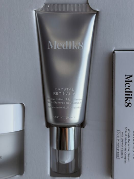 Medik8 travel size семпл гель сиворотка тонік ретиналь