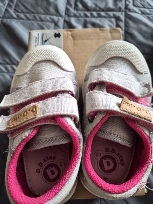 Текстильні кедики D.D.Step Grey CSB-127B (21 р., на стопу макс. 12,7 с