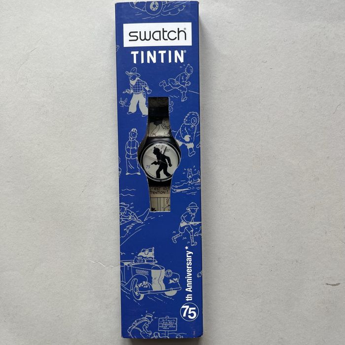 Swatch edicao especial Happy Birthday Tintin 75 anos