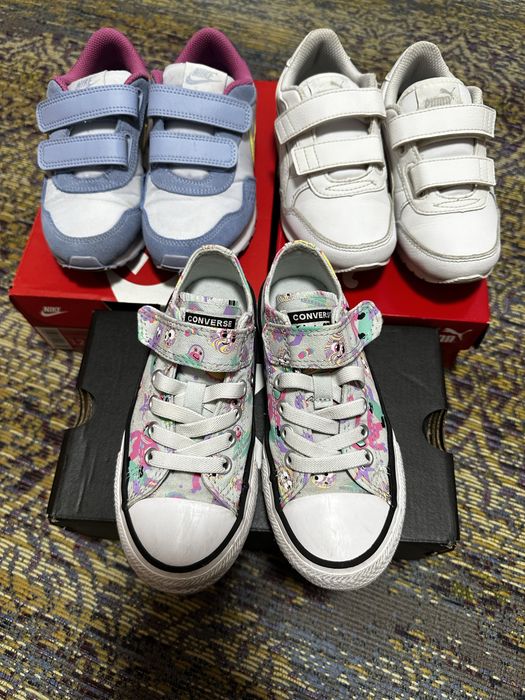 Кросівки дитячі Nike 25 26, 28, 29, 29.5, 30 Converse кеди 28