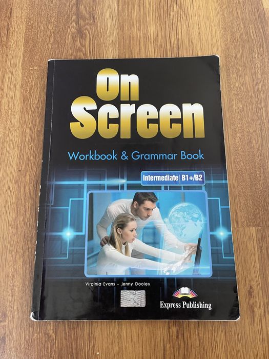 On Screen workbook and grammar book, level intermediate b1+/b2
