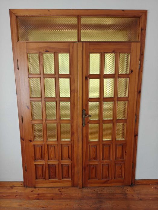 Drzwi drewniane vintage PRL