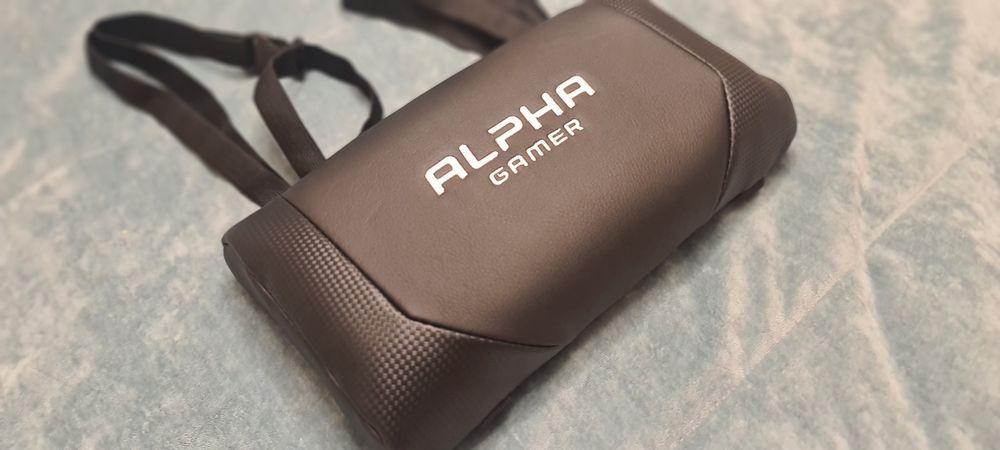 Encosto de cabeça "ALPHA GAMER" novo
