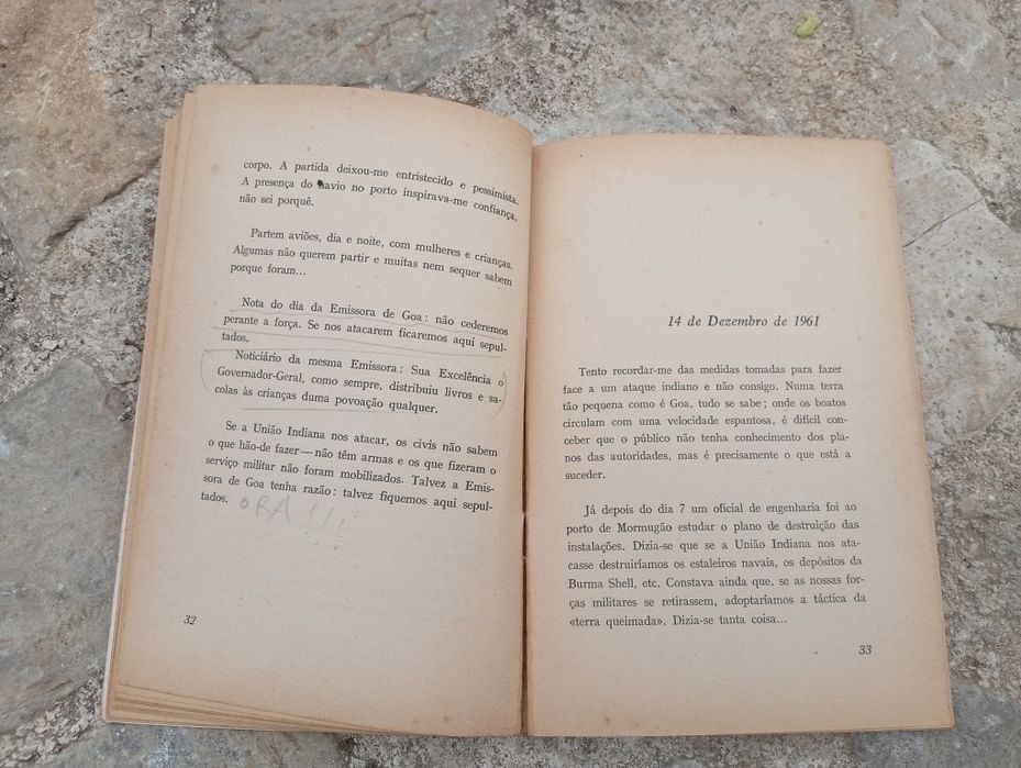 Livro Tempo de Falar — Diário da Invasão de Goa
