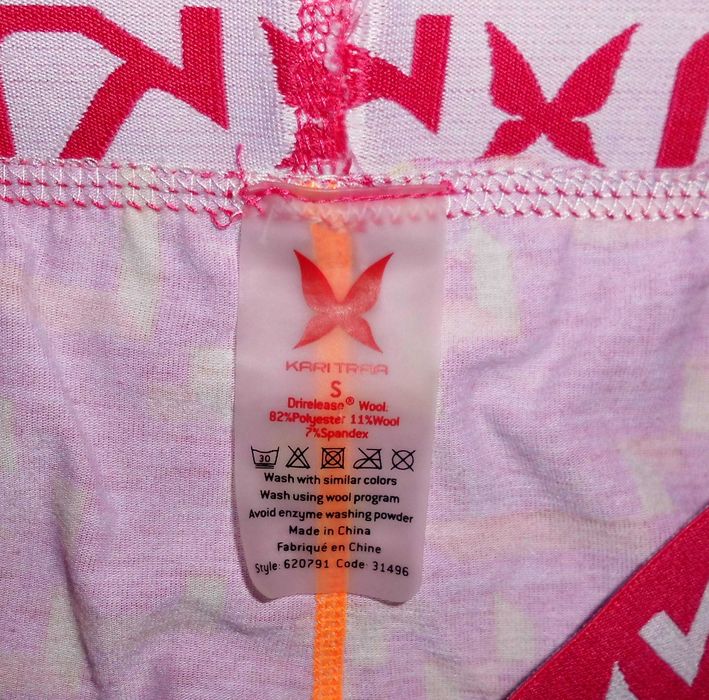 Kari Traa Damskie legginsy sportowe z wełną r. S