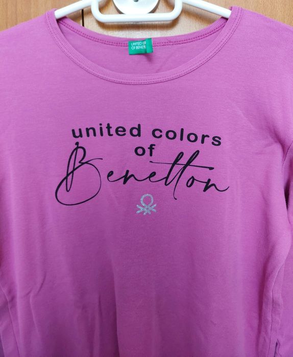 Camisola rosa da Benetton