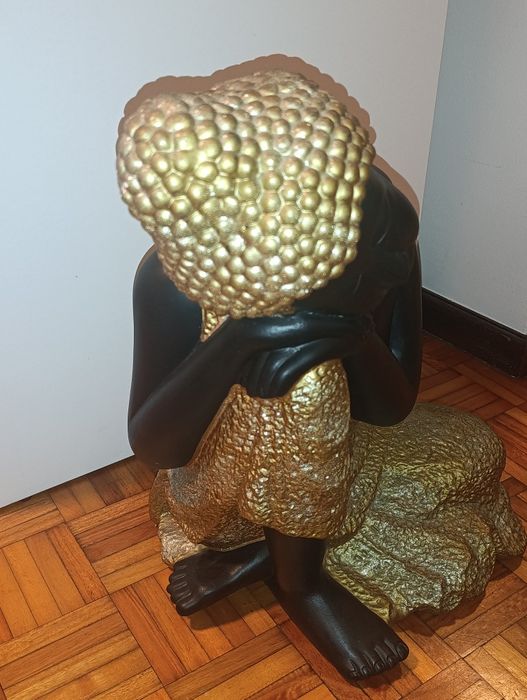 Buda / preto e dourado