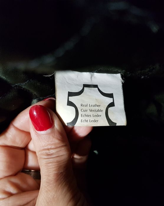 Casaco/parka em pele castanha