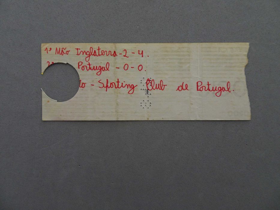 Bilhete futebol Sporting Southampton Taça UEFA 4 novembro 1981