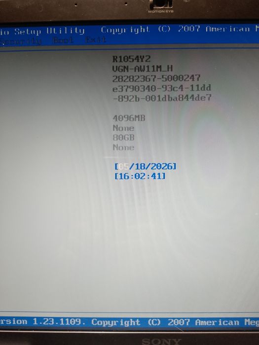Ноутбук Sony VAIO VGN-AW11M/H 18.4"