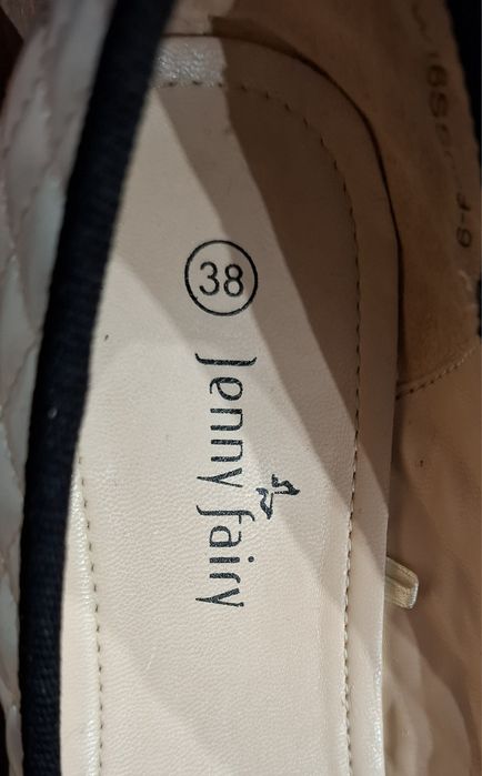 Baleriny Jenny fairy białe R. 38 / 24 cm