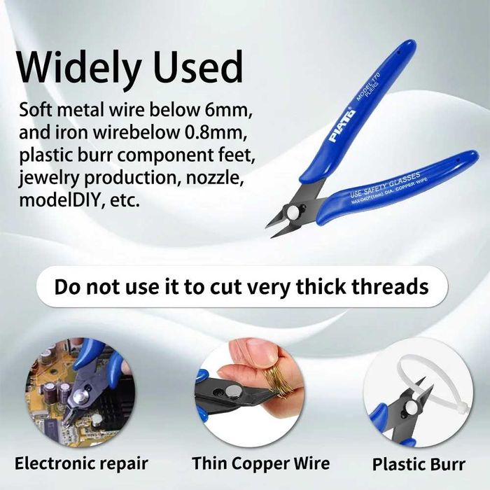 кусачки плато кусачки plato для пайки бокорізи плоскогубці пласкогубцы