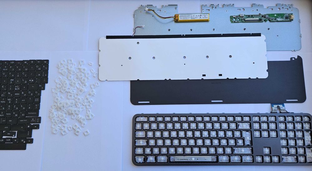 Logitech MX Keys / Mini - ремонт/чистка/запчастини, клавіші та механіз