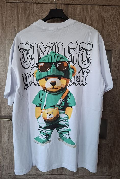 Bluzka t-shirt z nadrukiem roz.M