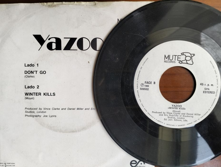 Disco de vinil single Yazoo