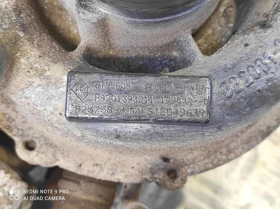 turbosprężarka komplet renault master iii opel movano b 2.3 165km bitu