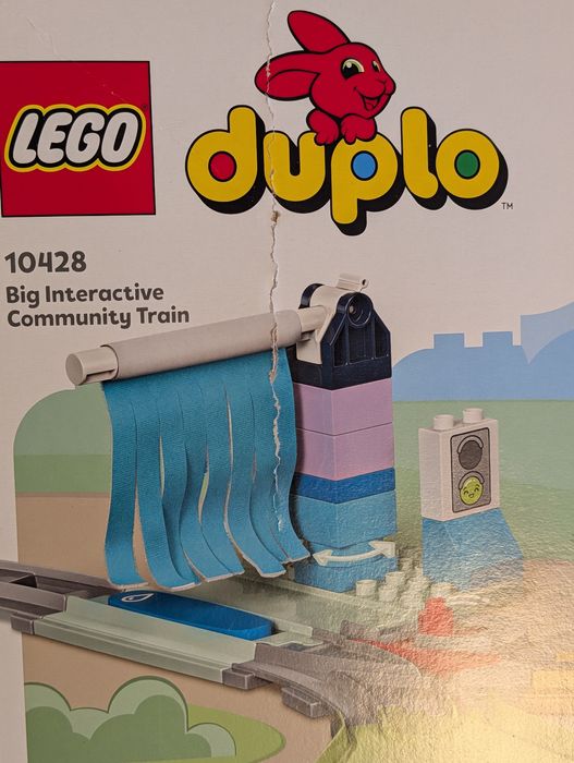 LEGO 10428 Duży interaktywny pociąg miejski, Nowe, Uszkodzony karton
