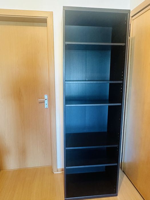 BESTA Estante preto castanho