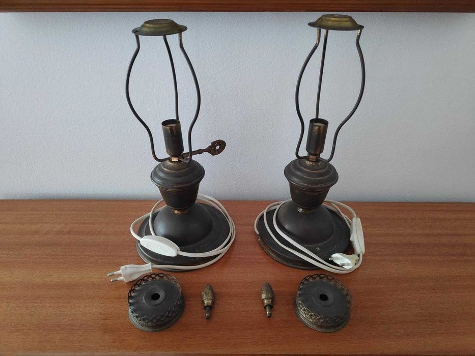Conjunto 2 candeeiros em Latão (Vintage)