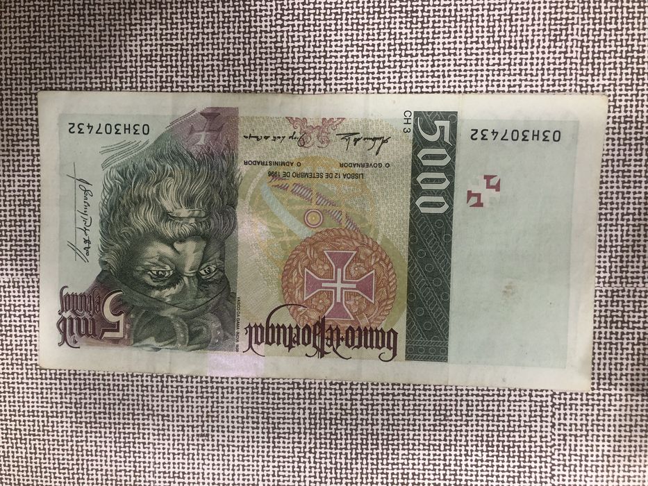 Nota de 5000 Escudos