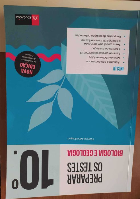 Livro Preparar os Testes - Biologia e Geologia [NOVO]