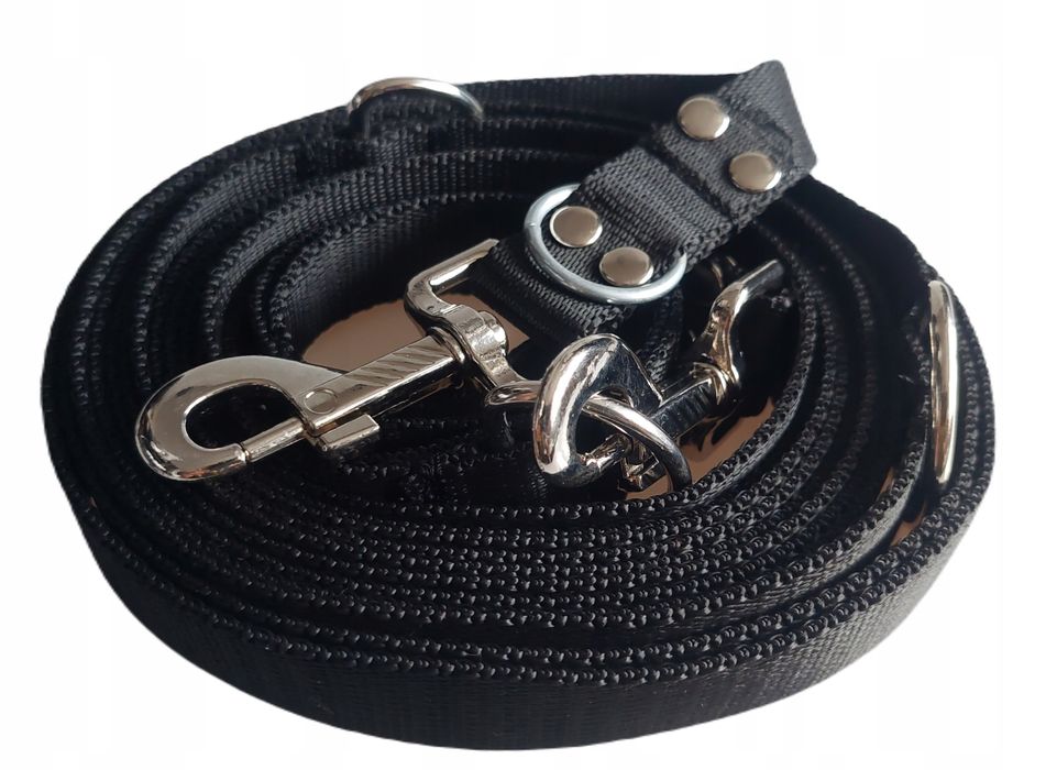 smycz przepinana 5m mocna dla średniego psa r. l