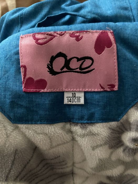 Дитяча зимова куртка для дівчинки 140см