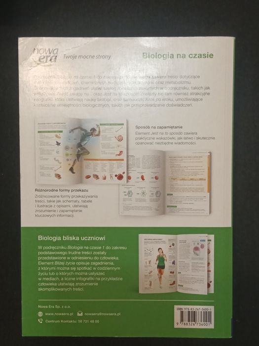 Biologia na czasie 1 Podręcznik