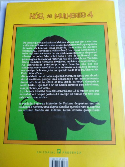 Livro da colecção Nós as Mulheres Nº 4.
