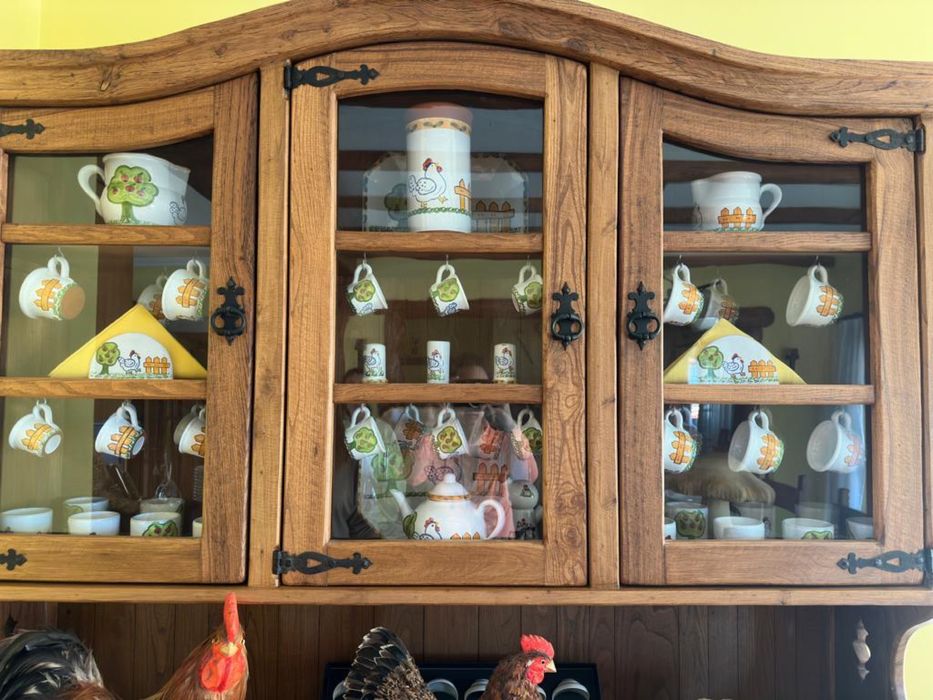 Serviço Rústico pintado á mão