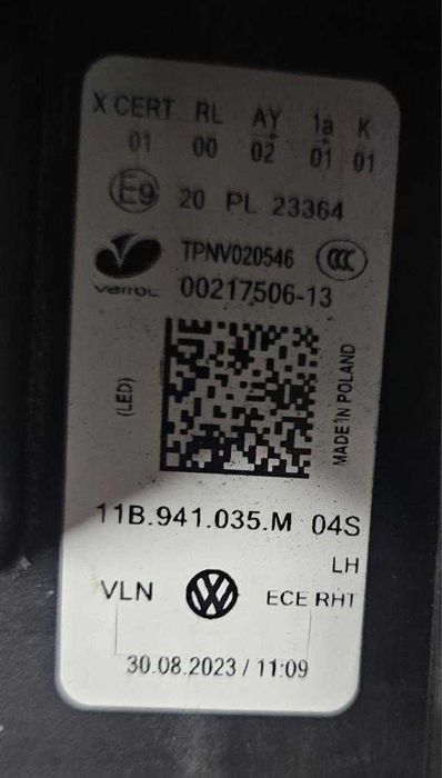 Otica Esq VOLKSWAGEN ID 4 l 23- l 126002