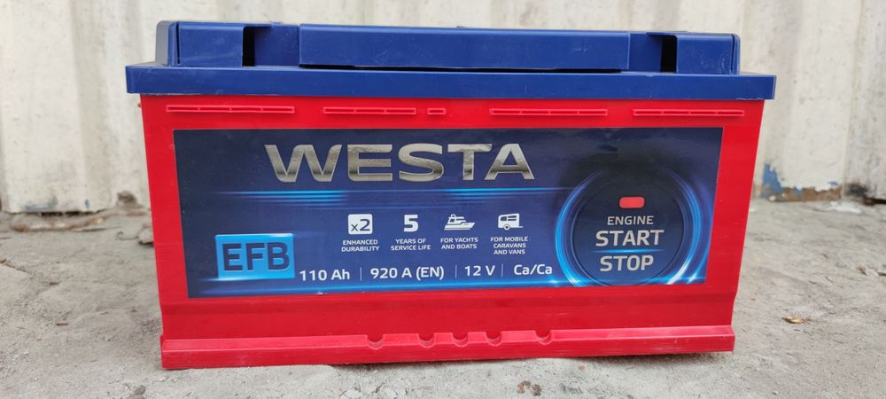 Акумулятори Веста 6СТ-50,60,63,65,74,78,100,110,140,190,192,225