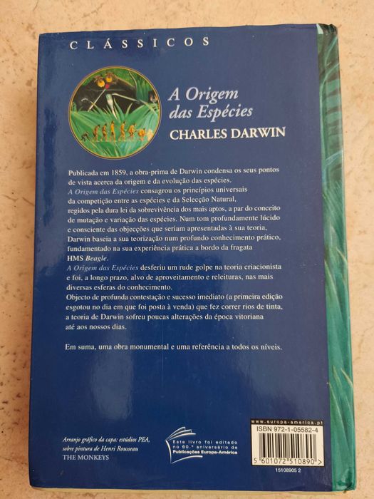 A Origem das Espécies de Charles Darwin