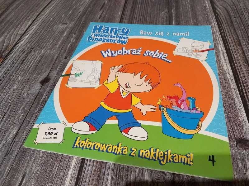 Harry i wiaderko pełne dinozaurów