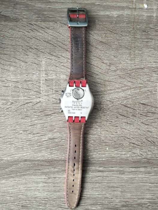 Часы Swatch Man Irony Chrono в стальном корпусе, годинник унісекс