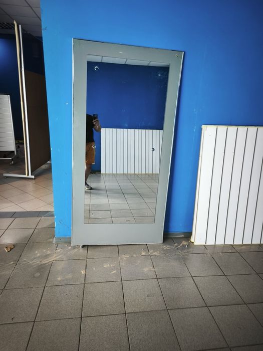Дзеркало на ДСП сірого кольору