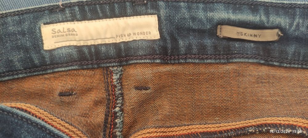Calças Salsa skinny push-up