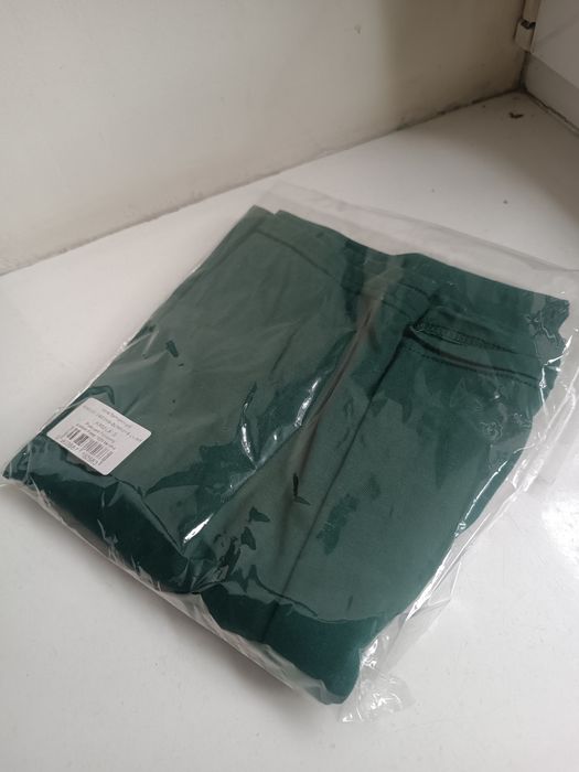 NOWA koszula nocna do karmienia rozpinana na zamek suwak dla mamy matek zielona butelkowa zieleń For mommy Kamila rozmiar S 36 100% bawełna