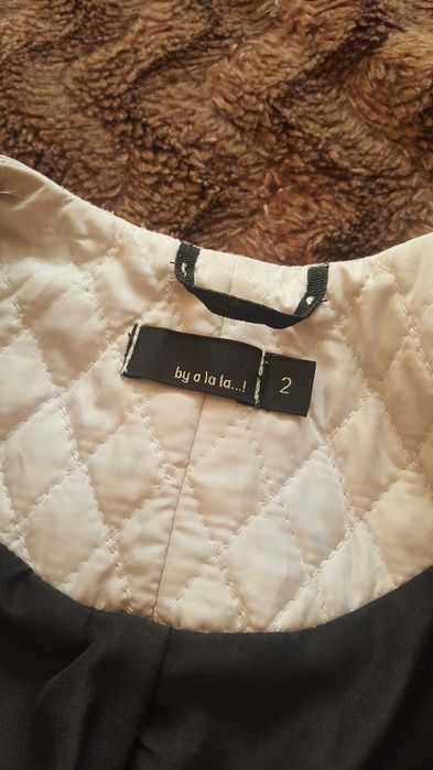 płaszczyk By o la la szary piękny XS / S