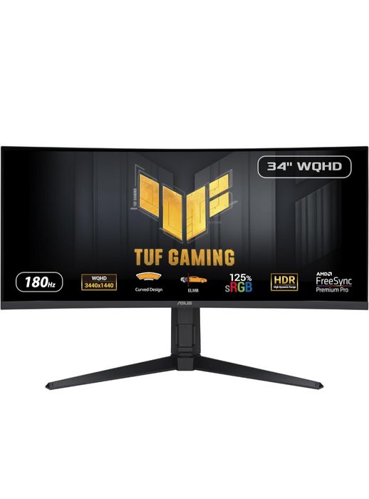 Монітор 34" ASUS TUF Gaming VG34VQL3A — 180Hz, WQHD