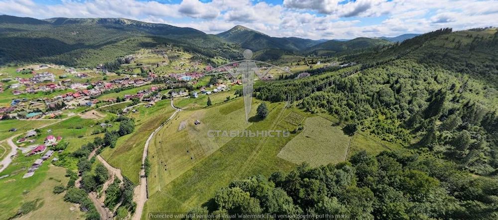 Продається ділянка 56 соток. Поляниця. Буковель Гори. БІзнес. Котеджі. Готель. Глемпінг
