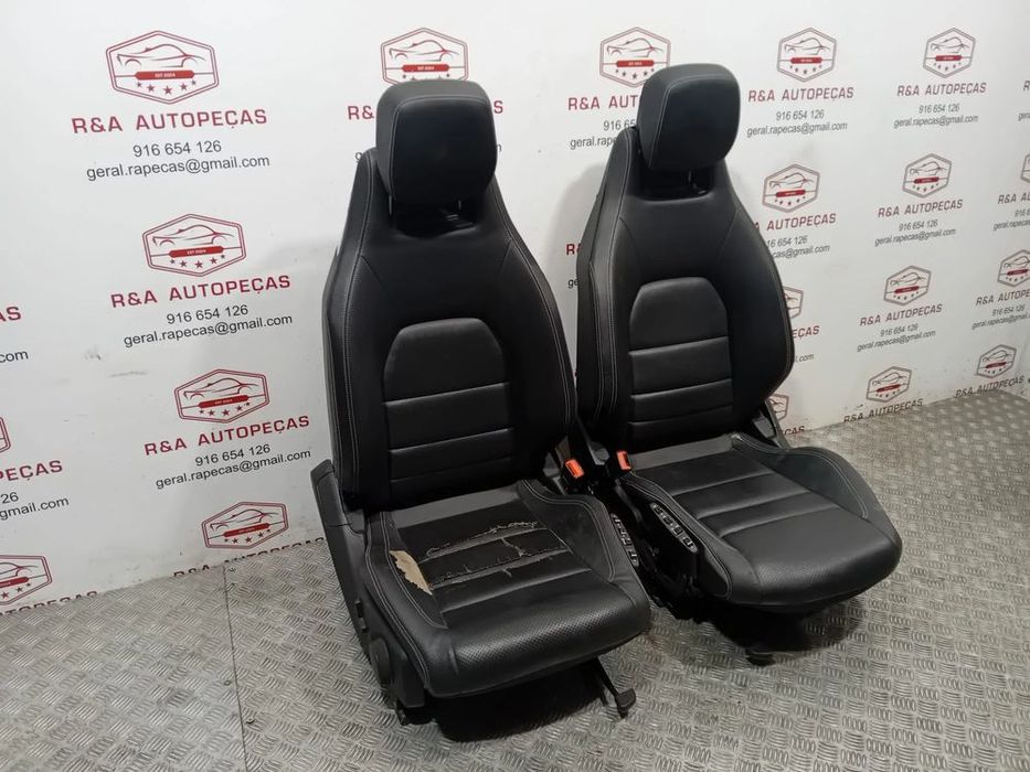 Conjunto de Bancos Mercedes Class E Coupé W207 Elétricos em Pele