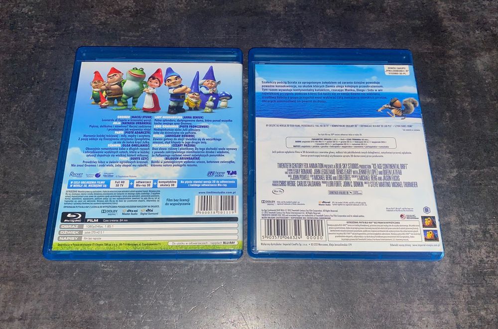 Zestaw Bajek 2D+3D Blu-Ray PL